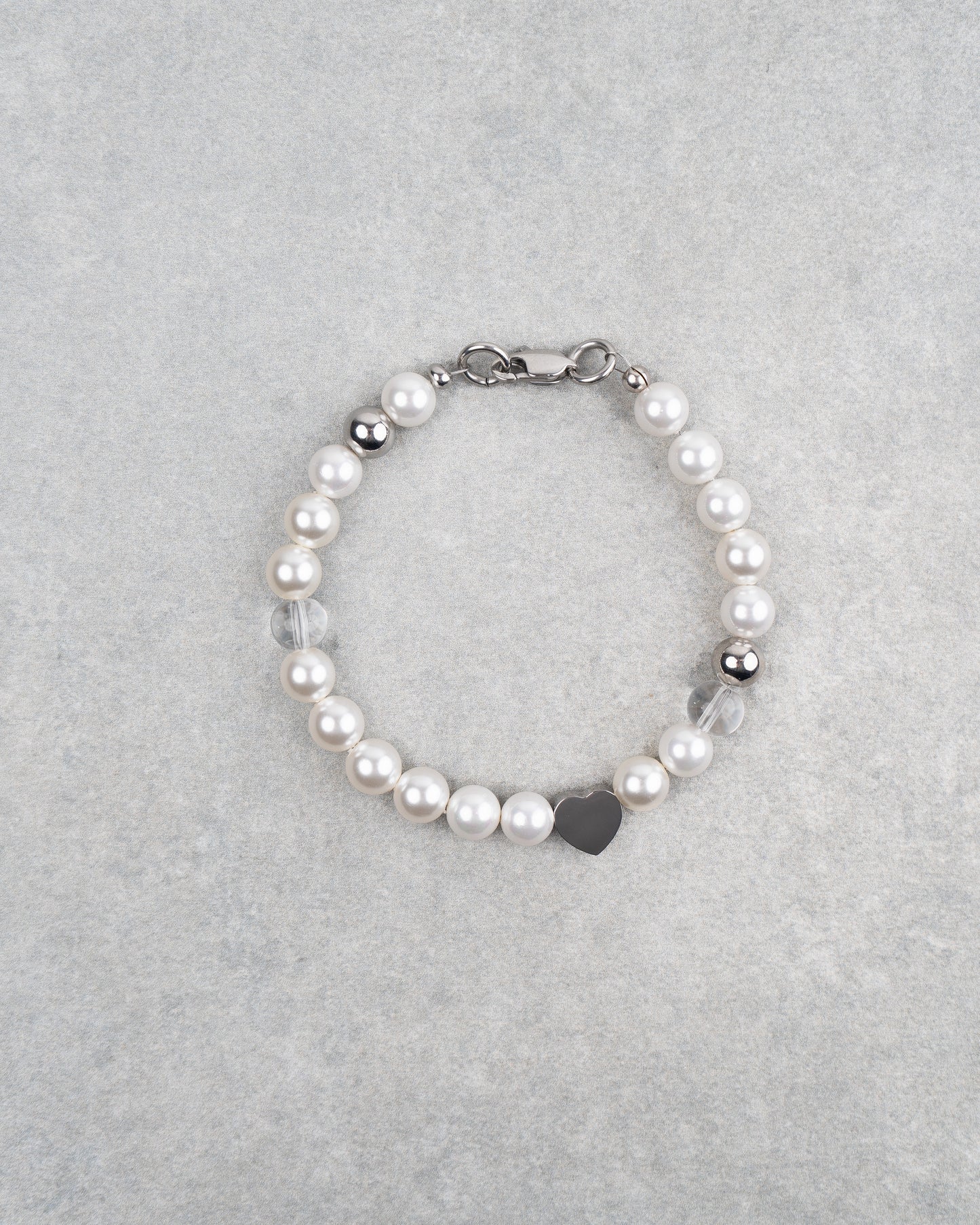 Heart Pearl Bracelet